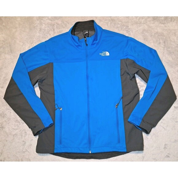 North Face F13 Men’s Jacket Blue Black Full Zip Outdoors Size Large - Picture 1 of 11